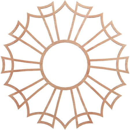 Ekena Millwork Augustus Wood Fretwork Pierced Ceiling Medallion, Cherry, 18"OD x 6 3/8"ID x 1/4"T CMWP18X18X0250AUCH